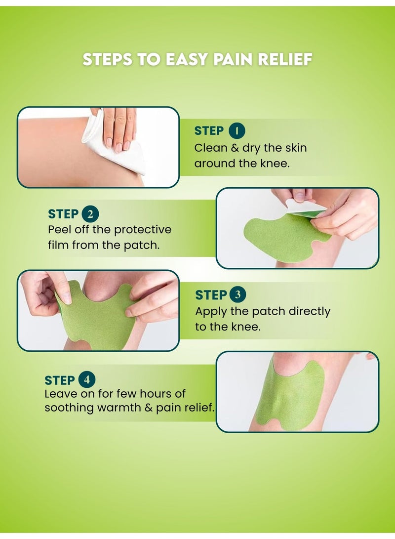 AL ARAS Natural Knee Pain Comfort Patch – Herbal Patch for Daily Use (PACK OF 3 | 36 Patches) - Image 4